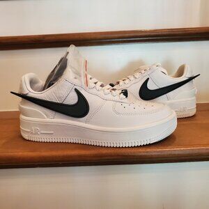 New Without box. Kids Size 4.5 (6W) Nike Air Force 1 Ambush phantom/black Rare